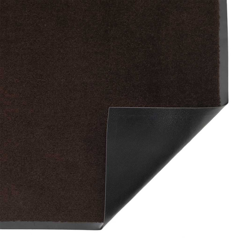 Non-Slip Indoor / Outdoor Door Mat, Brown, 40cm W x 60cm L