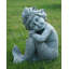 Statue sirène assise