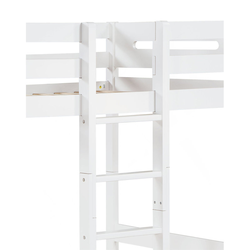 Twin/Twin Bunk Bed, White