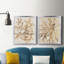 Parchment Coral I - ensemble de 2 reproductions d'art sur toile encadrées