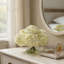 Hydrangeas in Glass Vase-1221587992