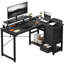 Modular L-Shaped Steel Computer Desk-114743854