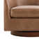Bennett Vegan  Leather Swivel Barrel Chair