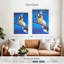 Geai bleu sur une branche-108399263