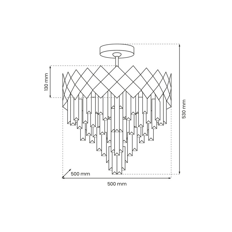 Anirud Semi Flush Mount