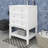 24" Bathroom Vanity With Sink, Drawer And Open Shelf