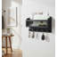 Wood Wall Organizer with Key Hooks-1754814082