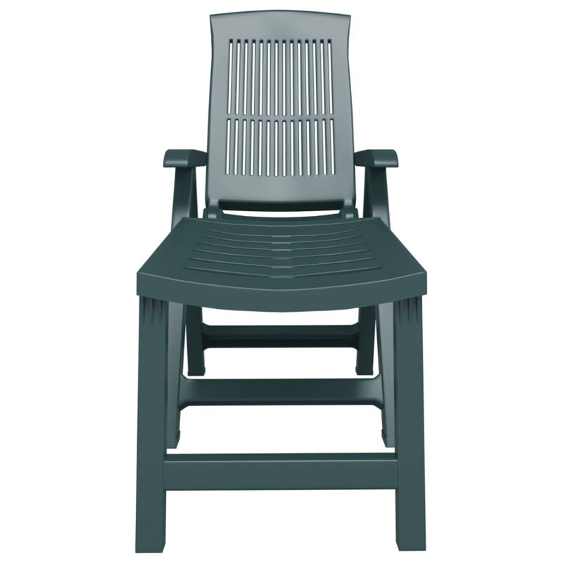 Chaise longue inclinable 61 po Prescillia, Vert