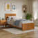 Madison Solid Wood Low Profile Platform Bed with Matching Footboard