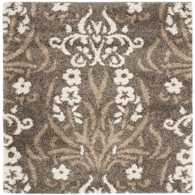 Ellyona Floral Beige Area Rug