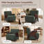 Fauteuil d'appoint moderne rembourré de 68,5 cm de large, structure en bois massif-860294341-860294347