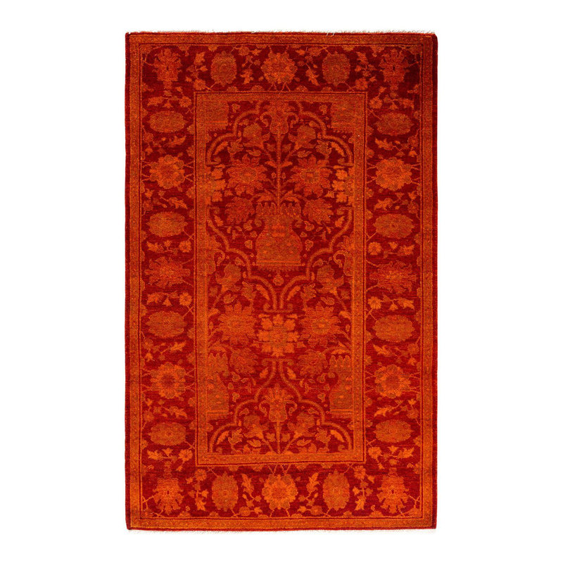 Morrigna One-of-a-Kind 3' 1" X 5' 0" Hand Knotted Area Rug