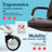 La-Z-Boy Sonata Executive Office Chair With Padded Arms, Bonded Leather-104831374-105427553