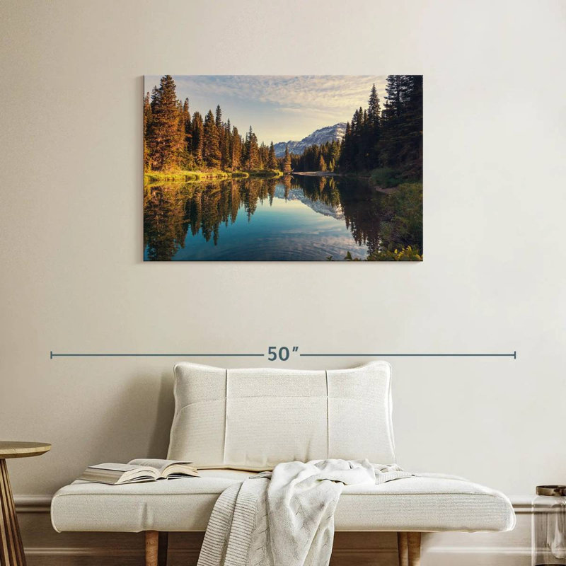 Alvord Glacier Park Lake, 24" H x 36" W