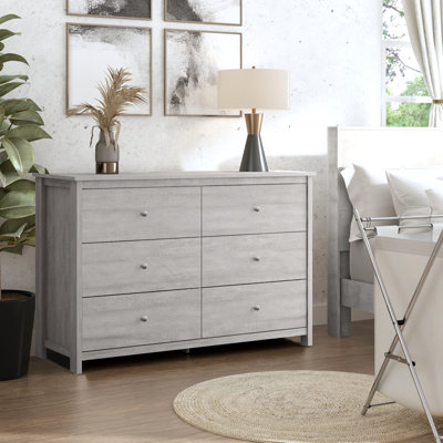 Isenbert 6 Drawer 47.2" W Standard Dresser by Lark Manor