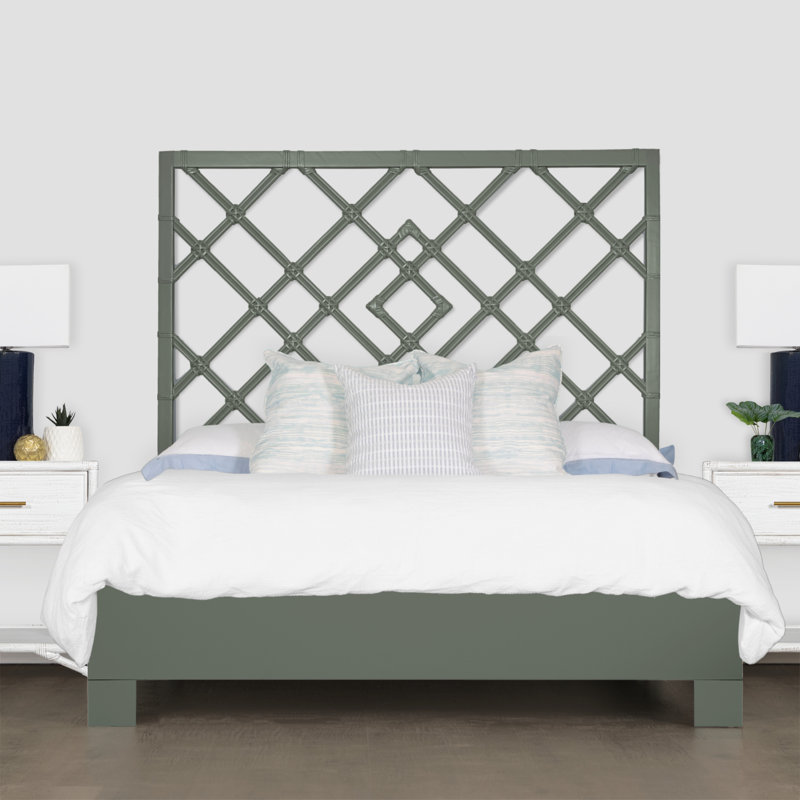 Darien Bed, King, Evergreen