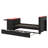 Timber Daybed Comes With A Roll-Out Bed, A Desk, LED Illumination, And A USB Connection-1242500166-1242500160