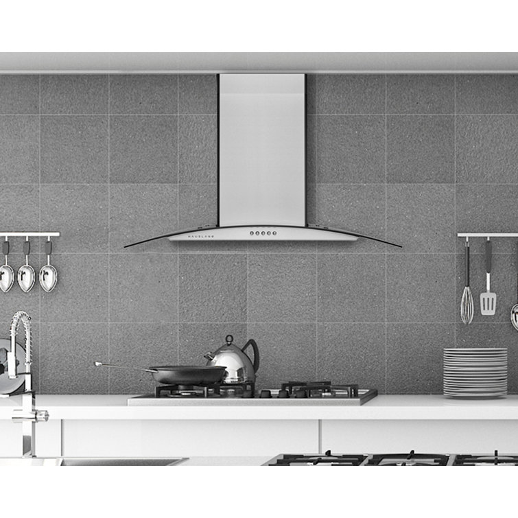 Black Mat Stainless Steel Custom Range Vent Hood kitchen Canopy