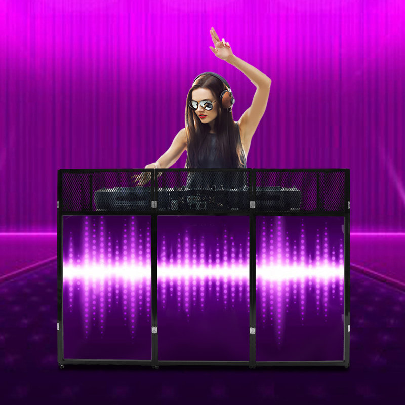 YaoTown Freestanding Booth Display, 45.30" H x 73" W x 23" D