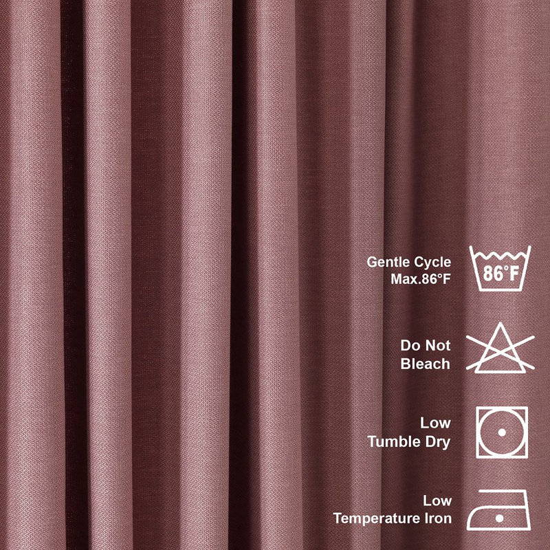 Nappe en faux lin, 64 po x 64 po, Rose