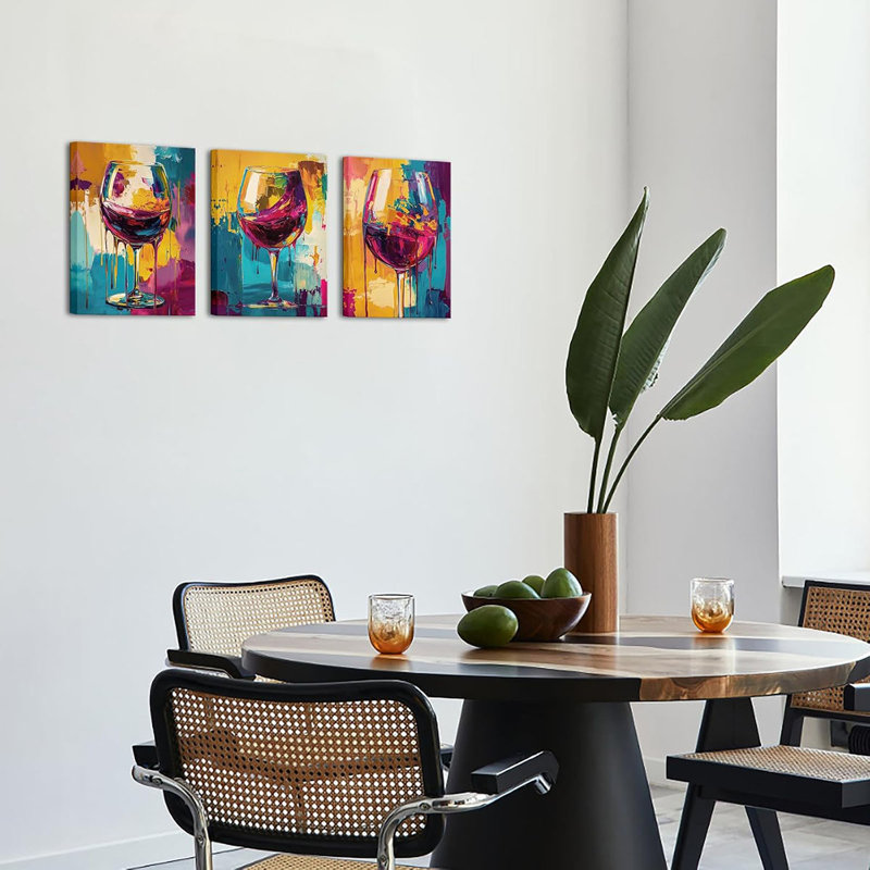 3 Piece Wrapped Canvas Wall Art