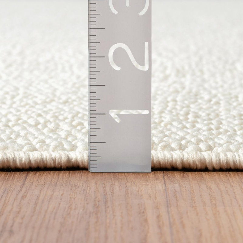 Textured Fringed Area Rug, Rectangle 5' x 7', null