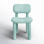 Chaise d'appoint en velours Baldes Performance