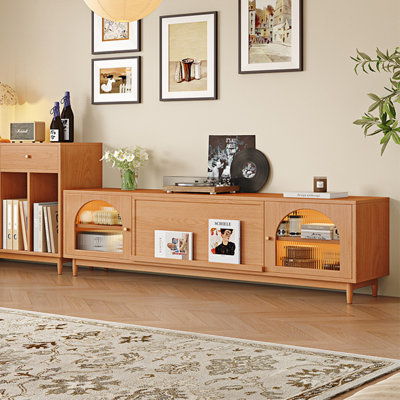 Elegant wooden TV cabinet