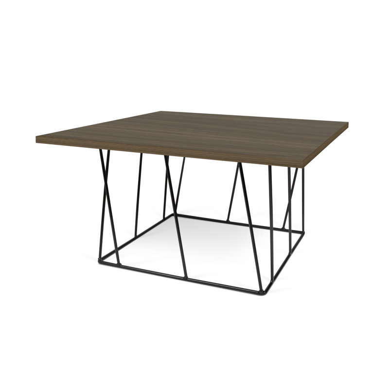 Cabrera Coffee Table, Black, Walnut