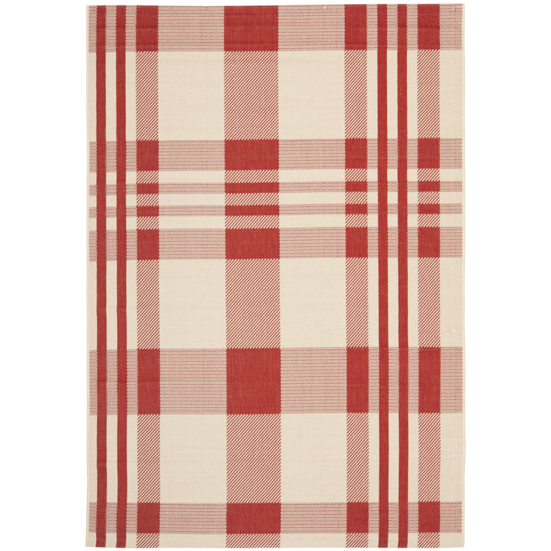 Anyan Plaid Indoor / Outdoor Area Rug, Rectangle 160 x 231cm