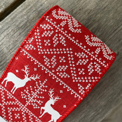 4'' Fabric Animals Shatterproof Ribbon
