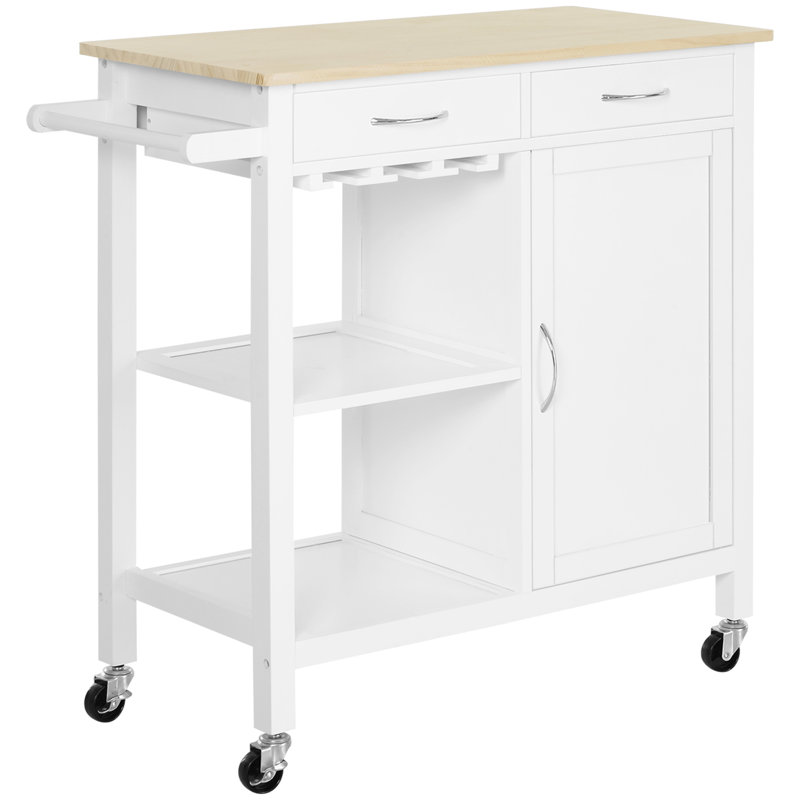 Wood Kitchen Cart