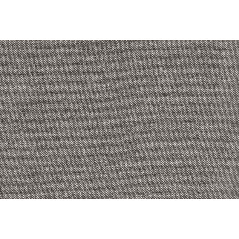 Canapé et chaise longue réversible avec repose-pieds Trusha, Mélange de polyester gris