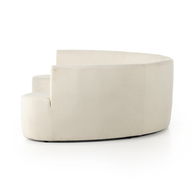 Valeta Sectional, Kerbey Ivory Polyester Blend, Symmetrical