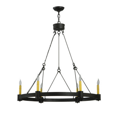 Rustic Lodge 6 - Light Chandelier