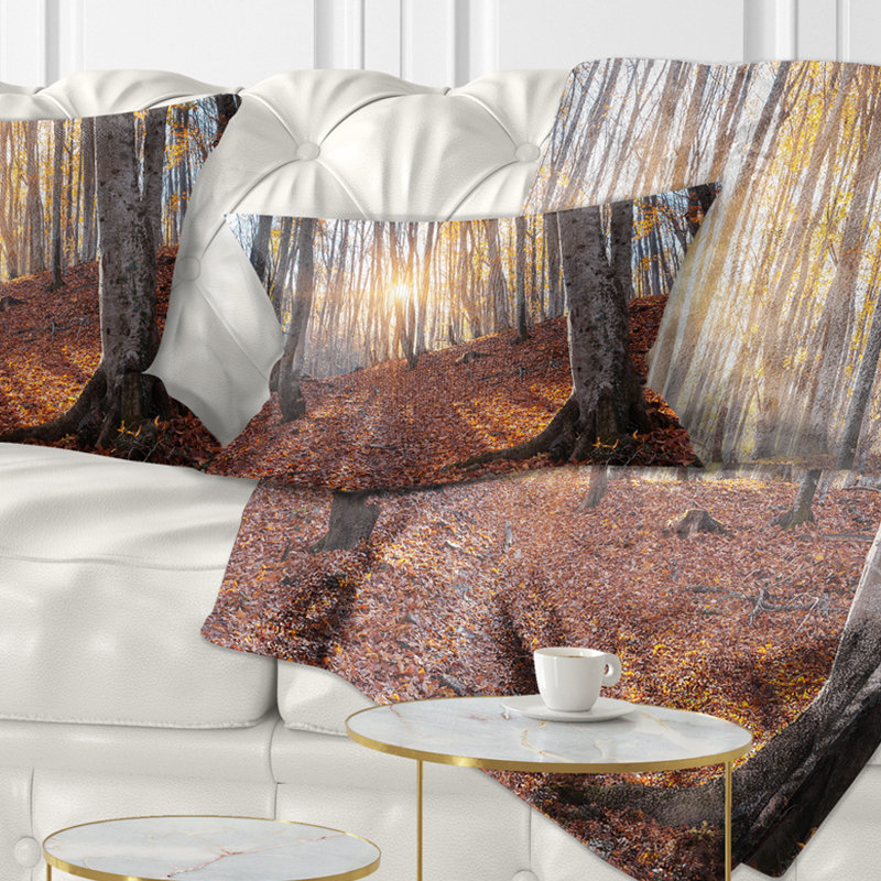 Coussin lombaire paysage arbres de Crimée