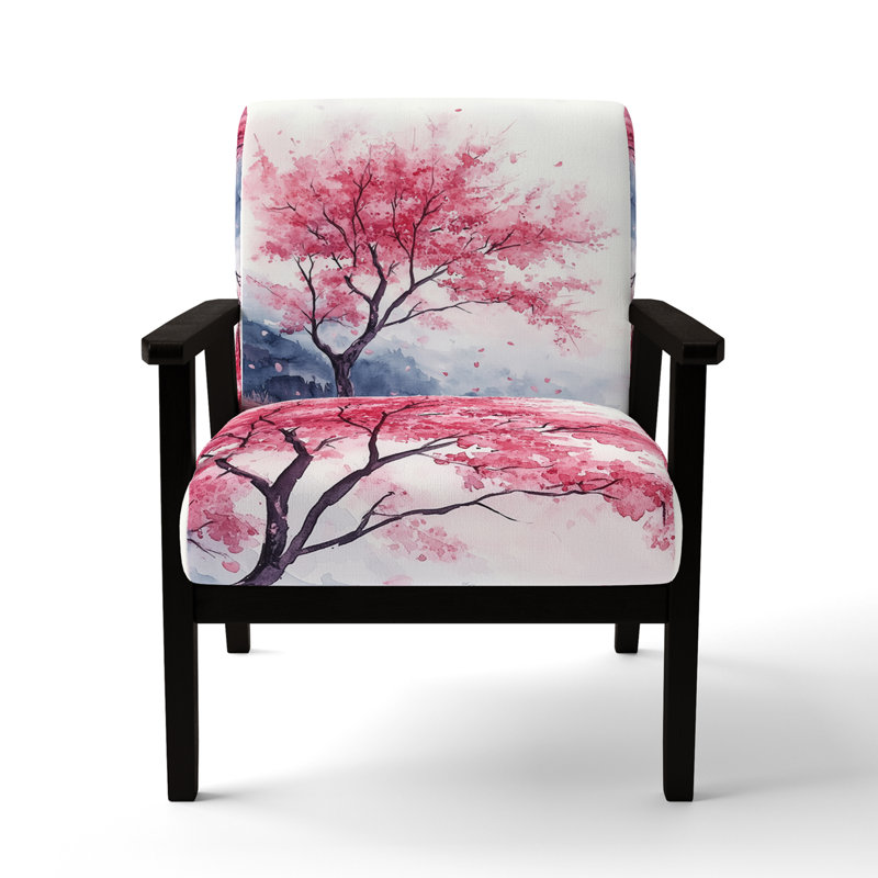 Chaise d'appoint Tree, Black Square Arms