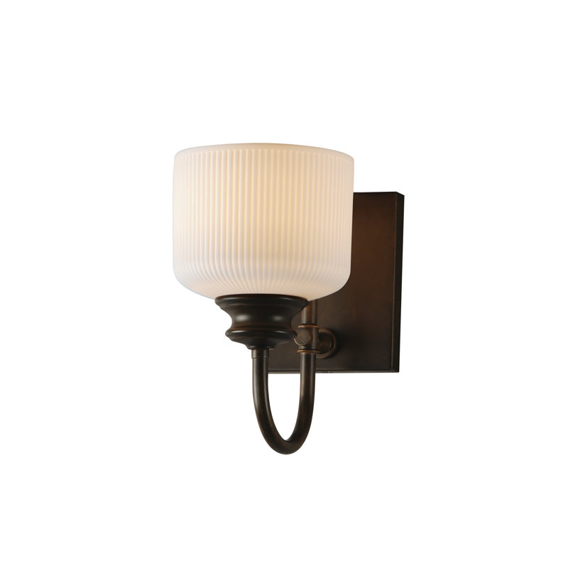 Bisque-Wall Sconce, Oil Rubbed Bronze