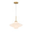 Luminaire suspendu 14 po Mid-Century