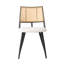 Cotton Blend Side Chair in White