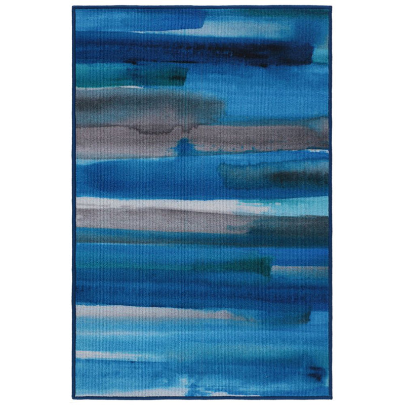 Tapis bleu Karley, Rectangle 3 pi x 5 pi