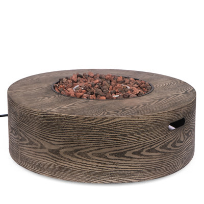 Round 50,000 Iron Fire Pit - Warm Outdoor Living 38.41 In. Product Depth X Width 11.26 Height 49.02 Lb Style Heating