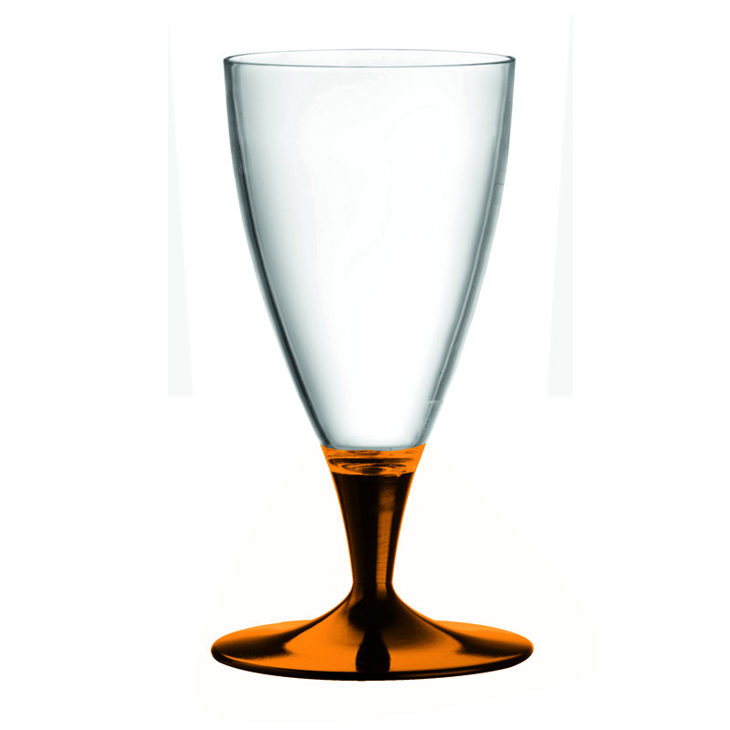 Verre à bière en polycarbonate - 12 pièces , Ambre