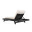 Chaise longue avec appui-tête et coussins de salon résistants à l'eau-1446082556