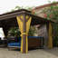 20 pi L 12 pi. D Pavillon de jardin en métal