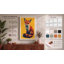 Golden Fox Portrait Modern - Wrapped Canvas-1827889016-1827889023