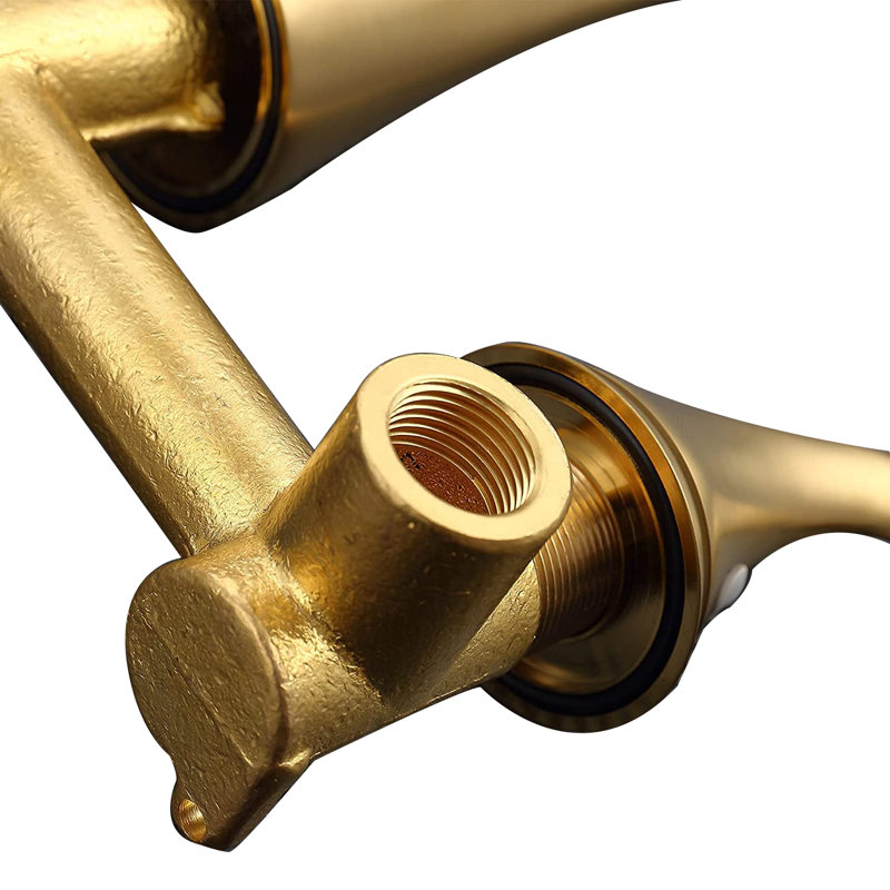 2-handle Bathroom Faucet, Brushed Gold