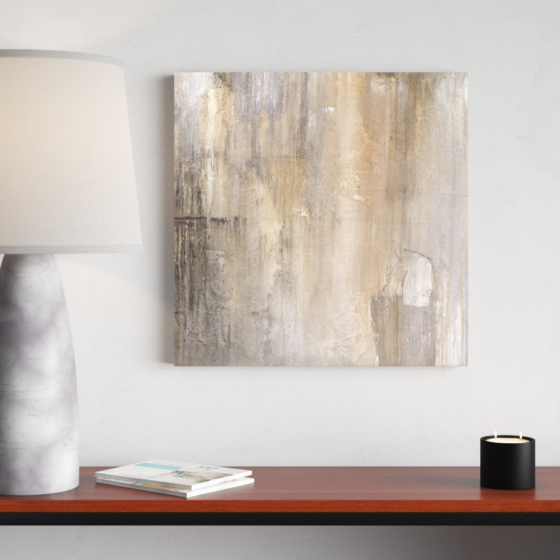 Neutre abstrait II, H 20 po x l 20 po, Impression sans cadre, Sans cadre