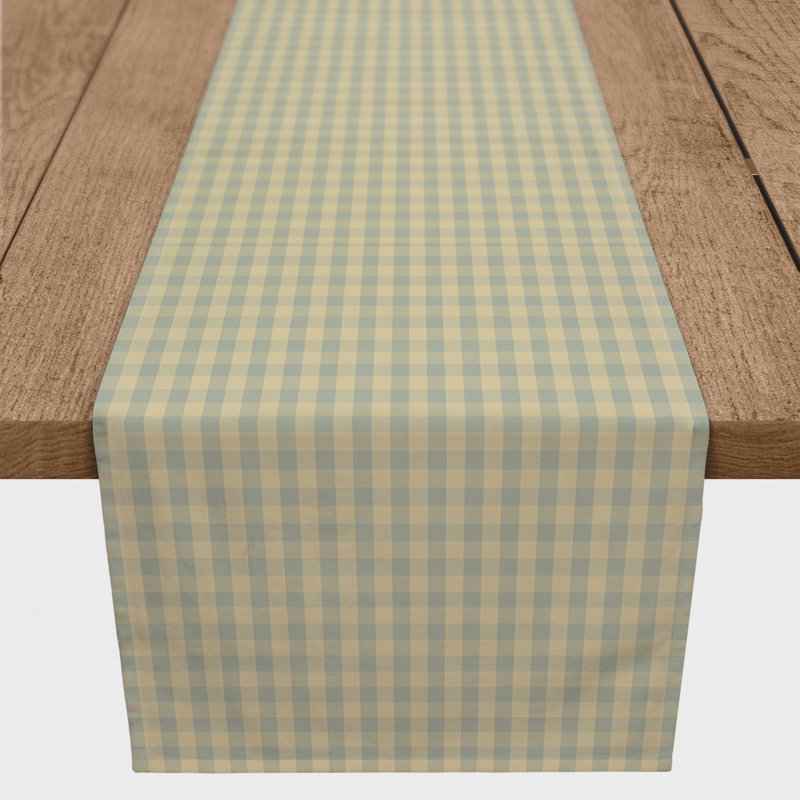 Chemin de table Synn, 72 po x 16 po, Vert