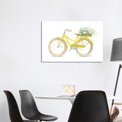 Floursack Home II On White by Danhui Nai - Wrapped Canvas Print